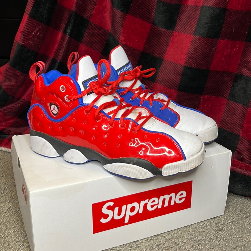 Red White Blue Jordan’s